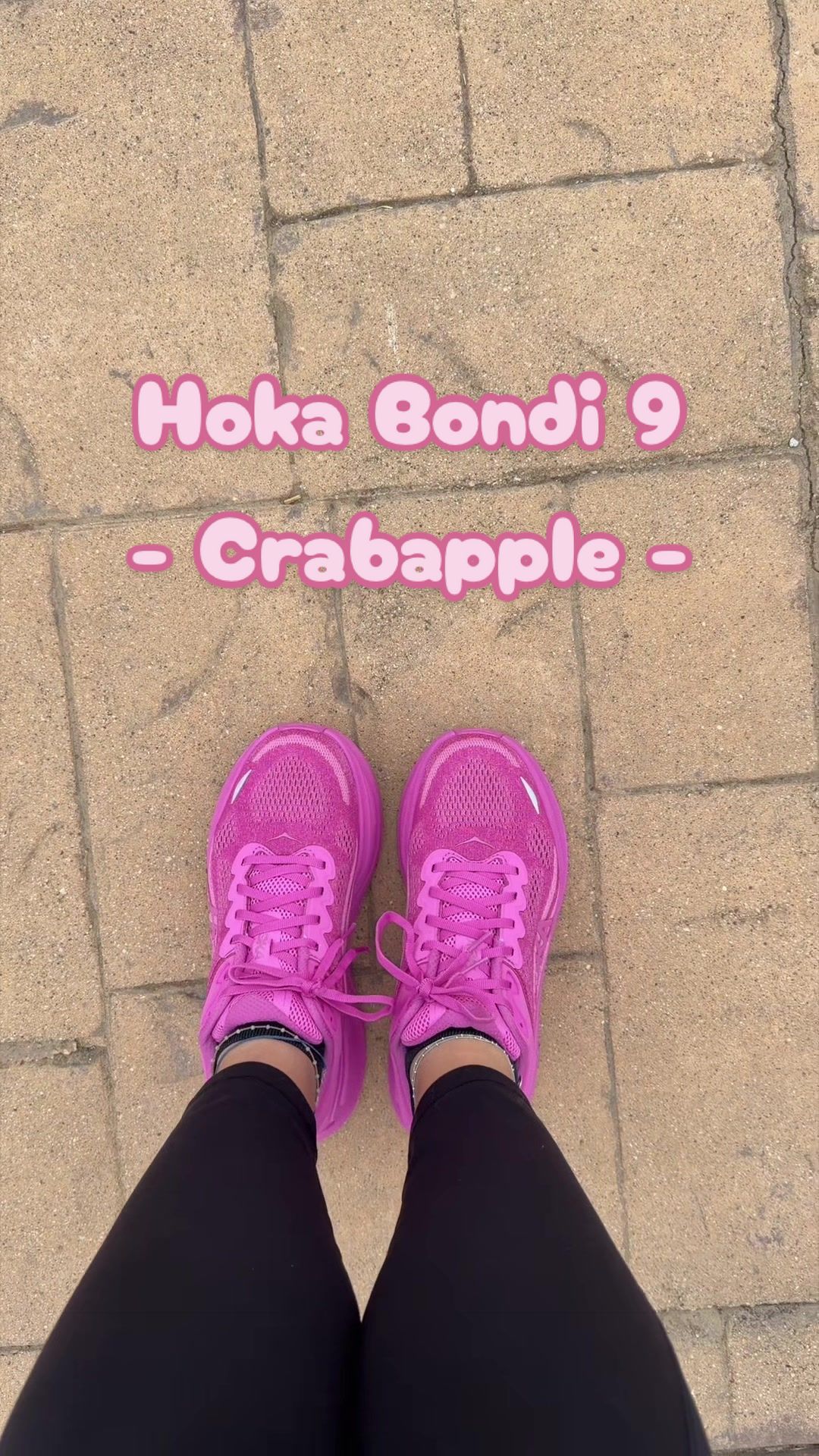 @kaila.girl — Stylish HOKA Bondi 9 Crabapple Review