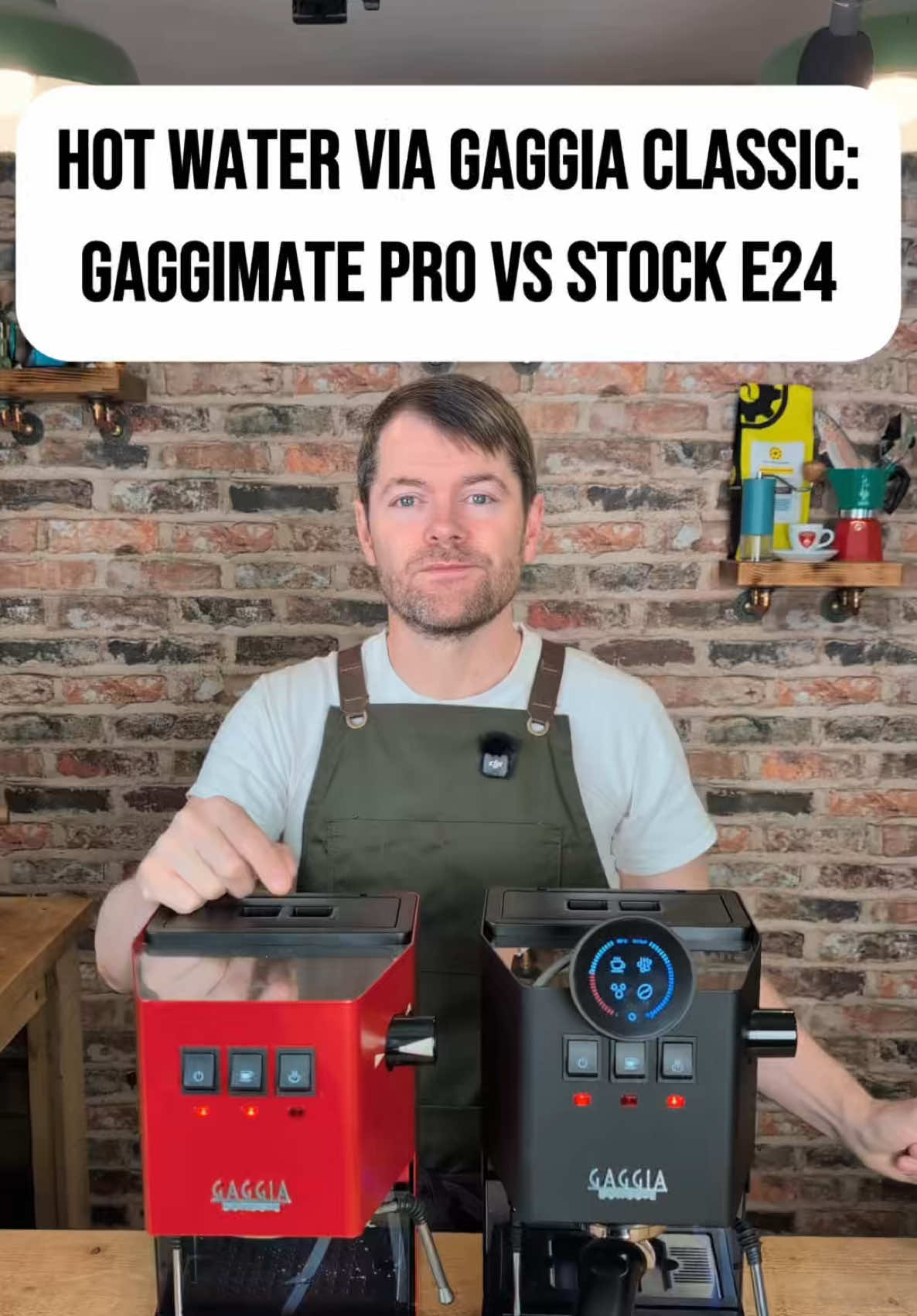 @coffeekevtok — Hot Water From Gaggia Classic: Gaggimate Pro vs Stock E24