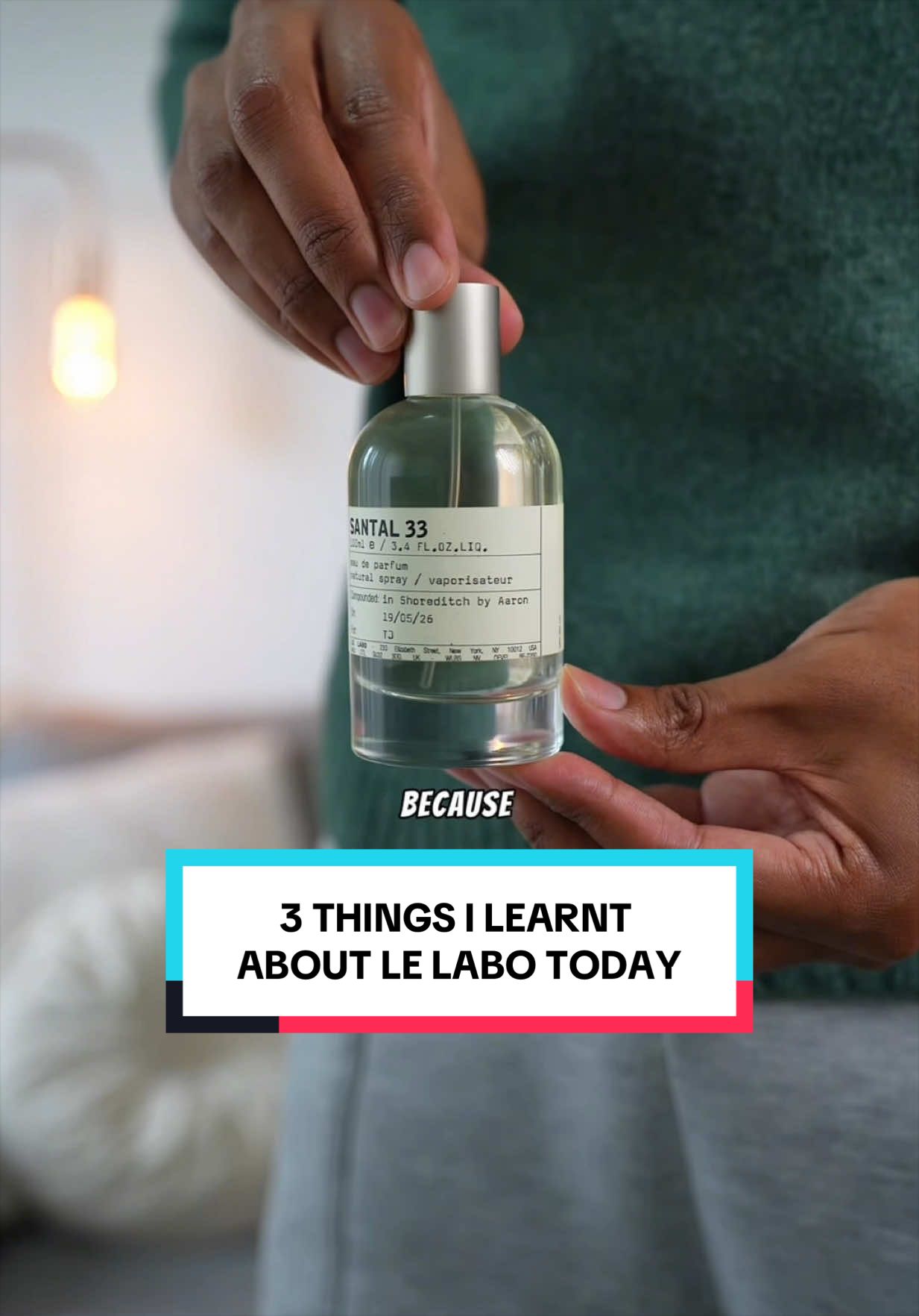 @tjtalksscents — Le Labo: 3 Things I Learned About Santal 33 and Vintage ...
