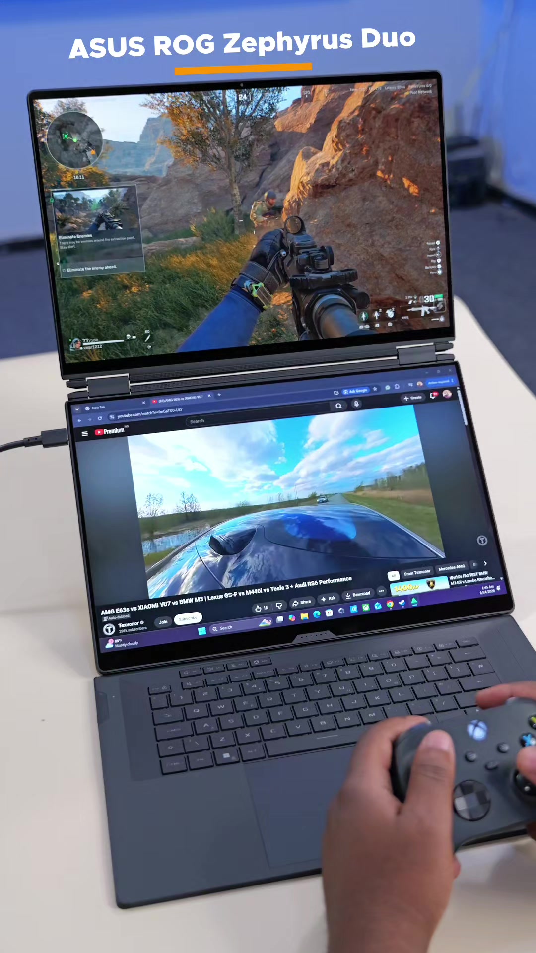 @valorreviews — Asus ROG Zephyrus Duo 2026. Spec: -Intel Core Ultra 9 ...