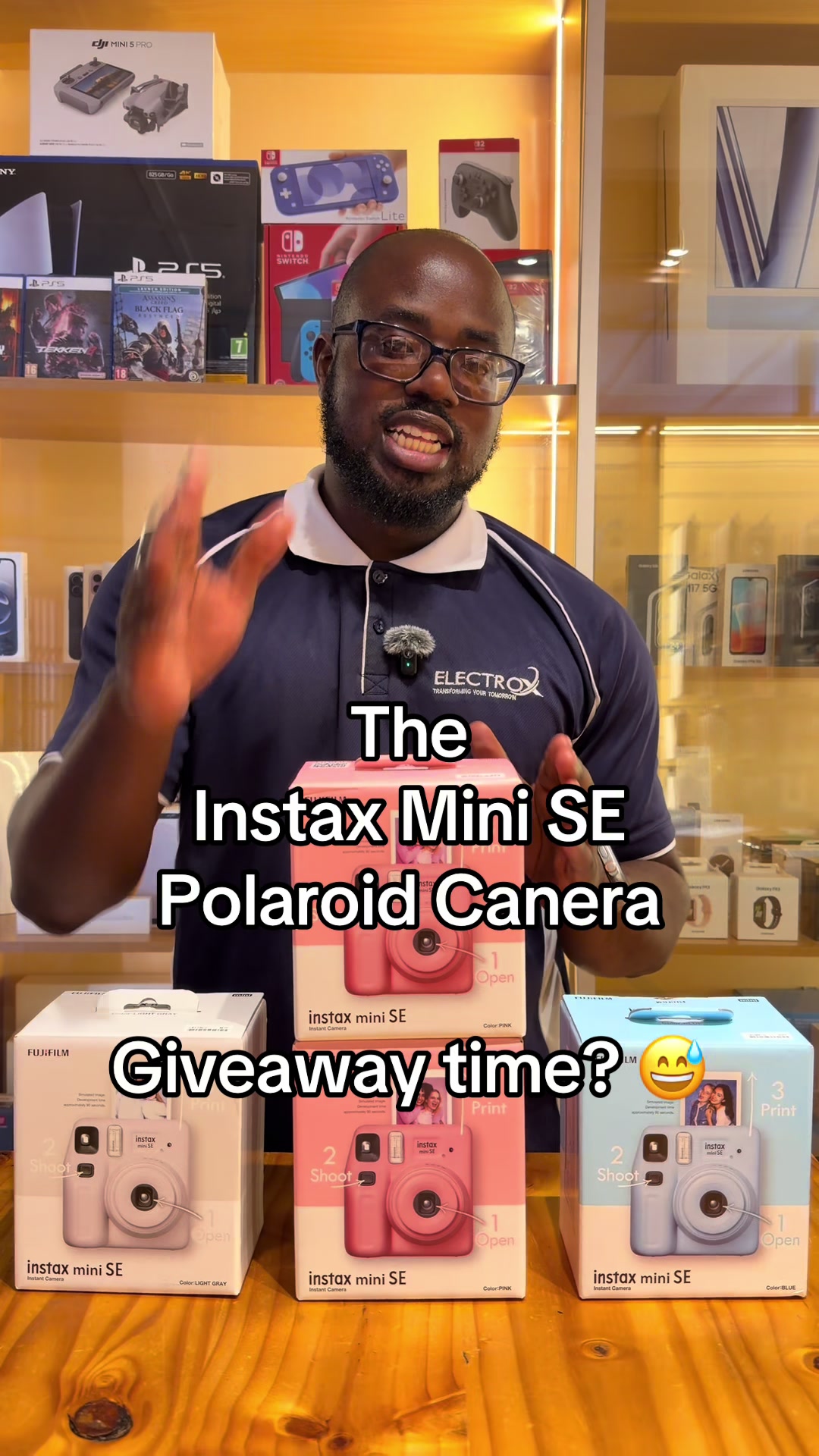 @the.technology.guru — Instax Mini SE Polaroid Camera Giveaway?
